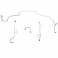 1968-70 Dodge Coronet Front Brake Line Kit Drum Brakes 4 Piece - RKT6804SS