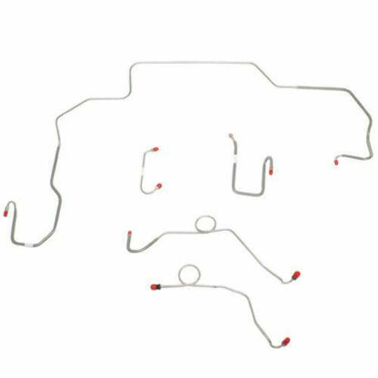 1968-70 Dodge Coronet Front Brake Line Kit Power Disc Brakes Stainless RKT6805SS - Front Lines Car Part People