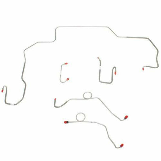 1968-70 Dodge Coronet Front Brake Line Kit Power Disc Brakes Stainless RKT6805SS