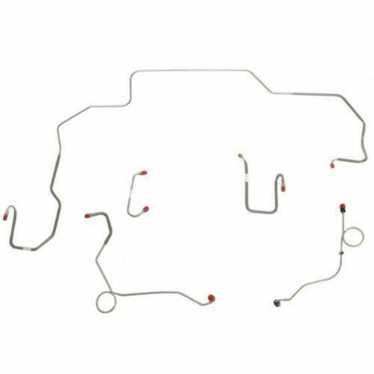 Fine Lines RKT6809OM Front Brake Line Kit Power Disc Brakes Steel for 1968-70 Dodge Coronet - Front Lines Car Part People