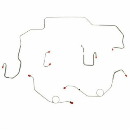 1968-70 Dodge Coronet Front Brake Line Kit Power Disc Brakes Steel - RKT6810OM - Front Lines Car Part People