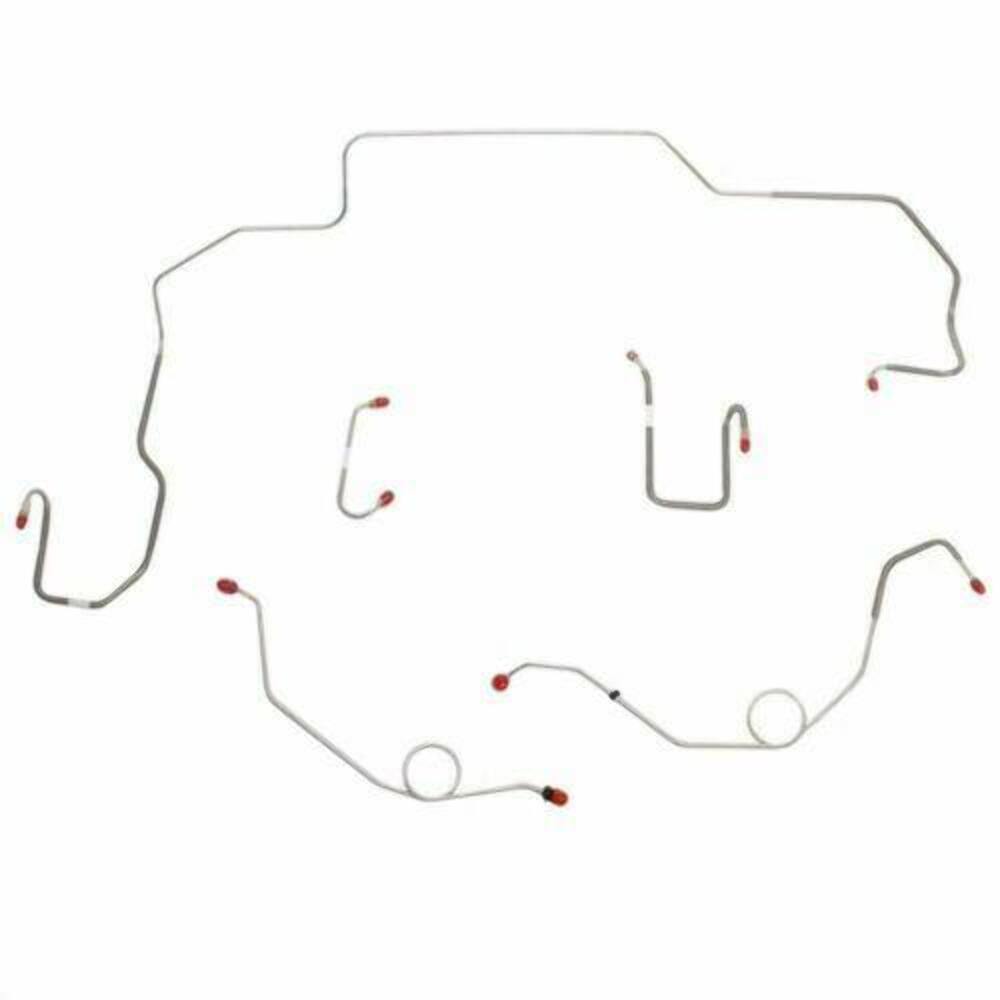 Fine Lines RKT6810SS - Front Brake Line Kit Power Disc Brakes Stainless 1968-70 Dodge Coronet - Front Lines Car Part People