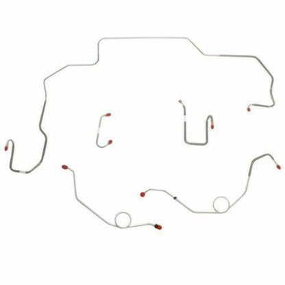 Fine Lines RKT6810SS - Front Brake Line Kit Power Disc Brakes Stainless 1968-70 Dodge Coronet - Front Lines Car Part People