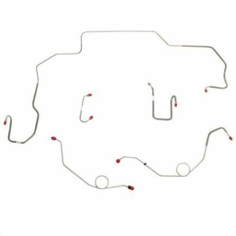 Fine Lines RKT6810SS - Front Brake Line Kit Power Disc Brakes Stainless 1968-70 Dodge Coronet