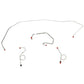 1971 Dodge Coronet Front Brake Line Kit Power Drum Brakes Stainless - RKT7102SS