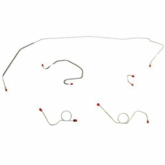 Fine Lines RKT7103OM - Front Brake Line Kit Power Disc Brakes Steel for 1971 Dodge Coronet - Front Lines Car Part People