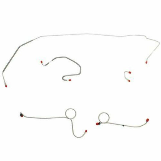 1971 Dodge Coronet Front Brake Line Kit Power Disc Brakes Steel - RKT7104OM - Front Lines Car Part People