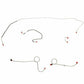 1971 Dodge Coronet Front Brake Line Kit Power Disc Brakes Stainless - RKT7104SS