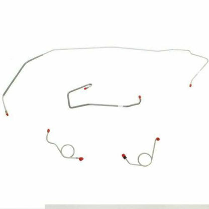 1972 Dodge Coronet Front Brake Line Kit Power Disc Brakes Stainless - RKT7203SS - Front Lines Car Part People