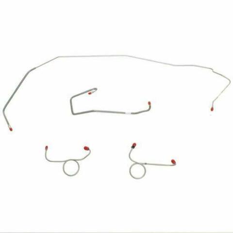 1972 Dodge Coronet Front Brake Line Kit Standard Disc Brakes Steel - RKT7204OM