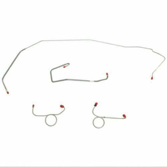 1972 Dodge Coronet Front Brake Line Kit Standard Disc Brakes Stainless RKT7204SS