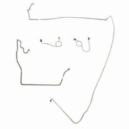 1973 Dodge Coronet Front Brake Line Kit Power Disc Brakes Steel - RKT7302OM - Front Lines Car Part People