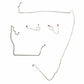 1973 Dodge Coronet Front Brake Line Kit Power Disc Brakes Stainless - RKT7302SS
