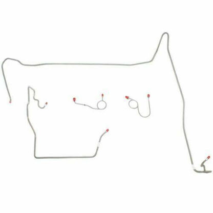 1974 Dodge Coronet Front Brake Line Kit Steel - RKT7402OM - Front Lines Car Part People