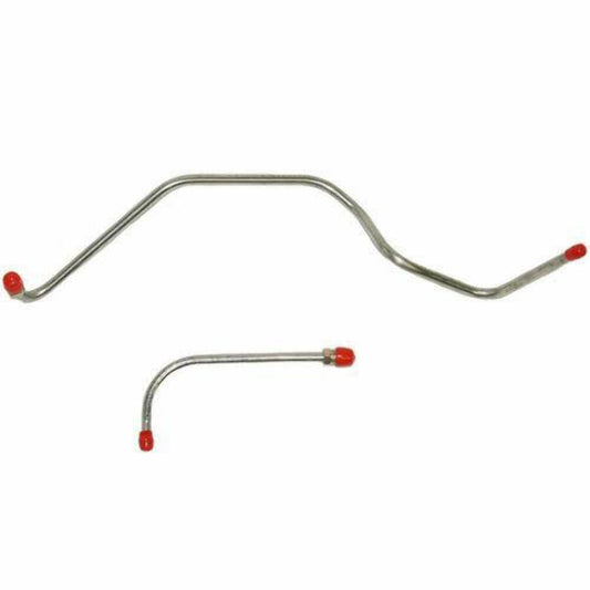 1961-63 Dodge Dart Pump to Carburetor Fuel Line 413CID 4BBL 2 Set - RPC6202SS - Pre-Bent Fuel Lines Car Part People