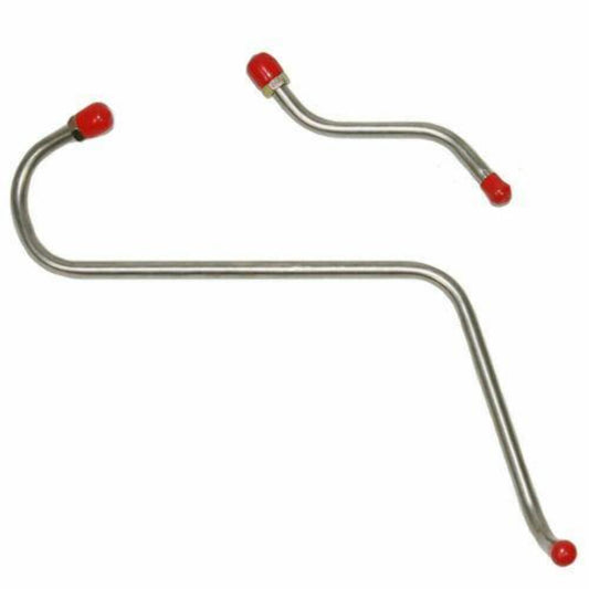 1964 Dodge Dart Pump to Carb Fuel Line 273CID 2BBL 2 Set Stainless - RPC6402SS - Pre-Bent Fuel Lines Car Part People