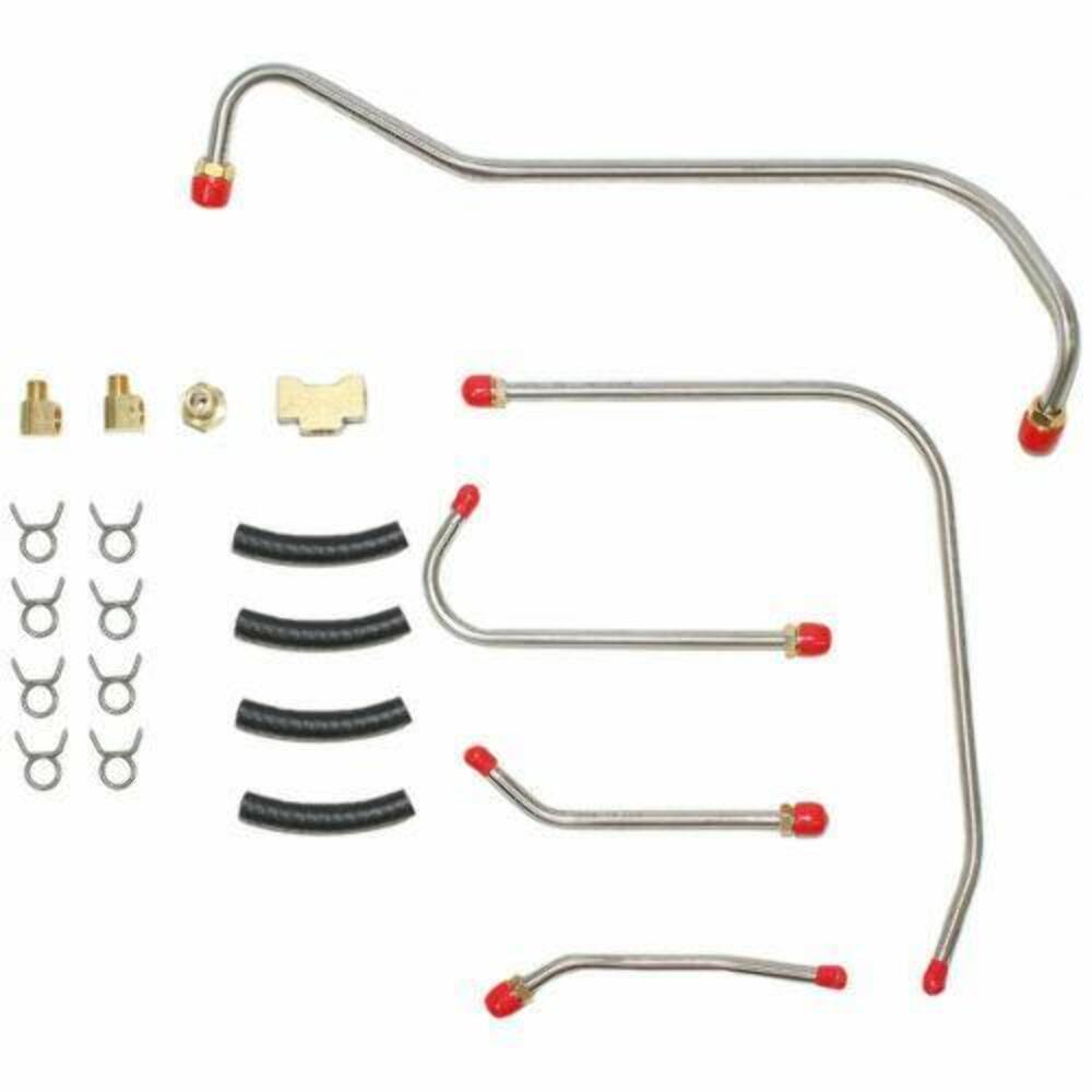 1964-68 Dodge Charger Pump to Carb Fuel Line Hemi XRam w/ Dual Holleys RPC6403OM - Pre-Bent Fuel Lines Car Part People