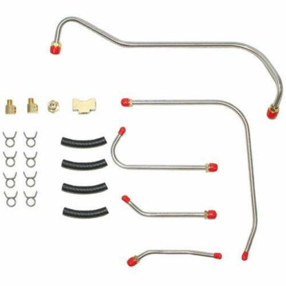 1964-68 Dodge Charger Pump to Carb Fuel Line Hemi XRam w/ Dual Holleys RPC6403OM - Pre-Bent Fuel Lines Car Part People