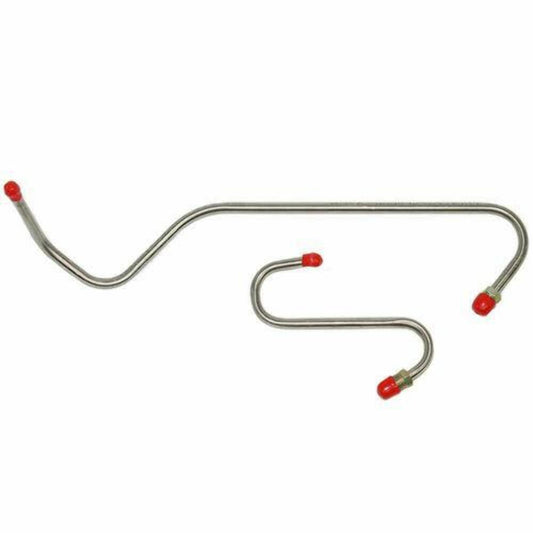 1967 Dodge Charger Pump to Carburetor Fuel Line 273 2BBL Stainless - RPC6703SS - Pre-Bent Fuel Lines Car Part People