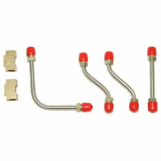 Pump to Carb Fuel Line 340/440 6 pack Set 4 Line 1969-71 Dodge Charger RPC6801OM - Pre-Bent Fuel Lines Car Part People