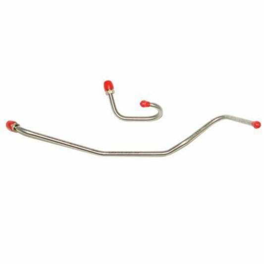1968-70 Dodge Challenger Pump to Carb Fuel Line w/ Holley 4BBL Pump - RPC6807SS - Pre-Bent Fuel Lines Car Part People