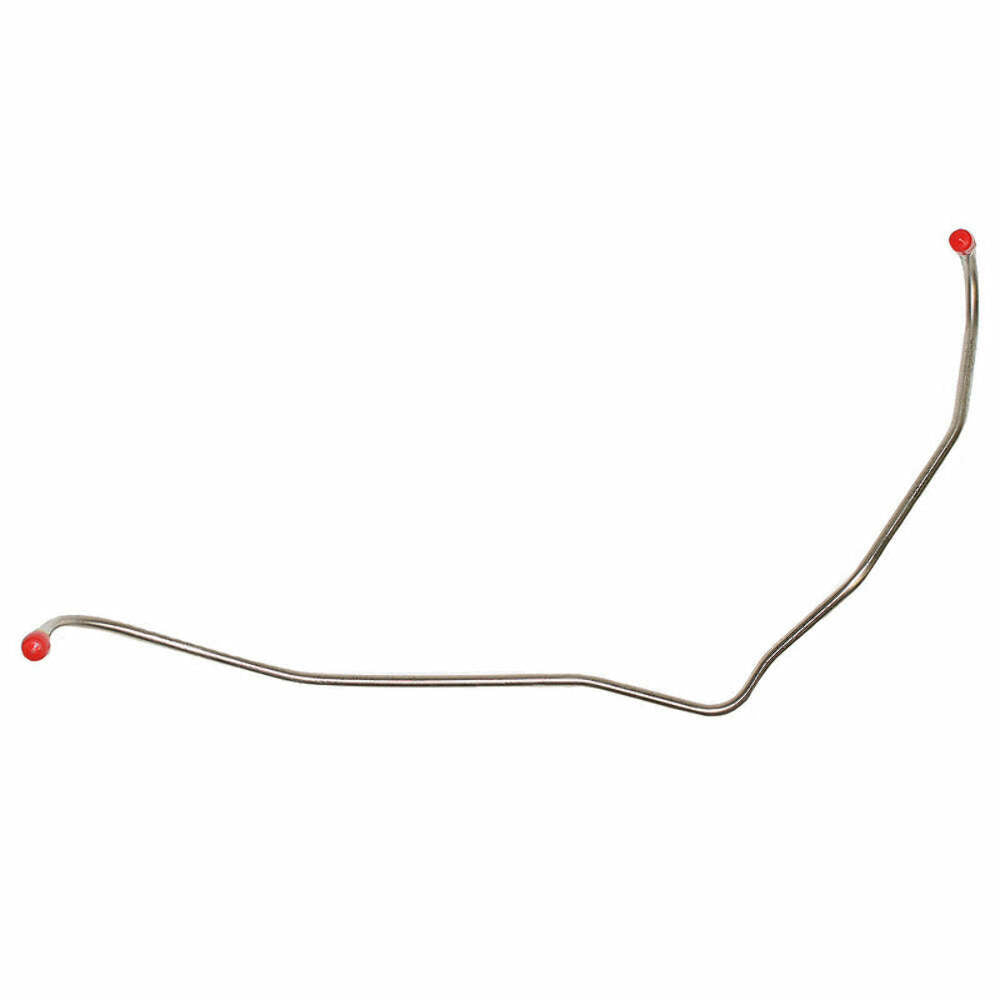 Fits 72 Mopar B-Body 340, 4BBL. Carter Thermoquad, 1pc Line; Stainless-RPC7201SS - Pre-Bent Fuel Lines Car Part People