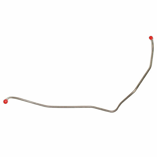 Fits 72 Mopar B-Body 340, 4BBL. Carter Thermoquad, 1pc Line; Stainless-RPC7201SS - Pre-Bent Fuel Lines Car Part People