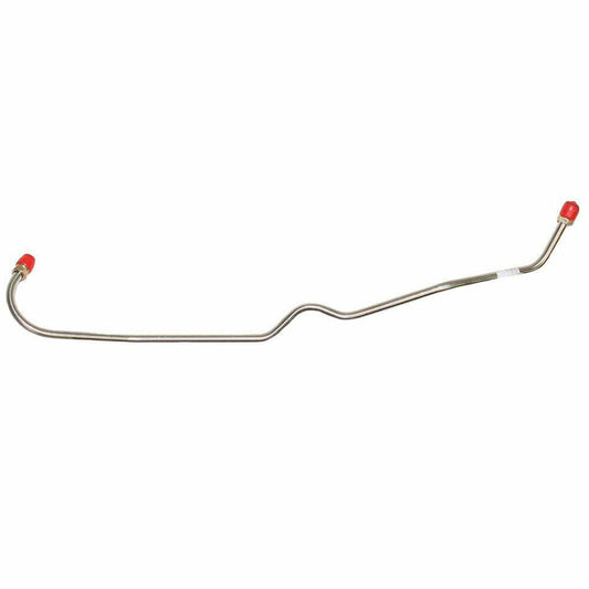 72 Mopar B-Body 318 2BBL Carter, 1pc Line; Stainless; Fine Lines RPC7202SS - Fuel Line Car Part People