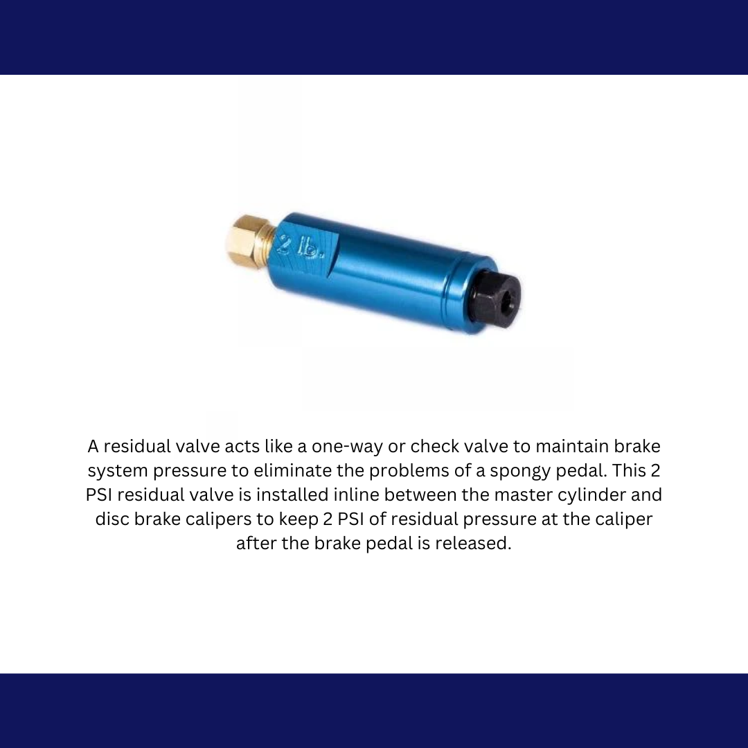 Residual Check Valve - 2 lbs. (Disc Brakes) RPV2 - Master Cylinders and Parts Car Part People