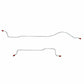 1964-1965 Mopar B-Body 2pc Axle Brake Lines Stainless Steel RRA6401SS