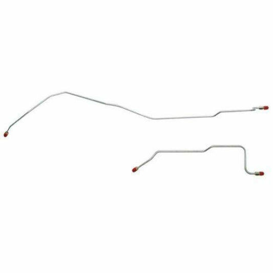 Rear Axle Brake Lines 1966-70 Dodge Coronet with Dana 60 Axle Steel RRA6601OM - Rear Lines Car Part People