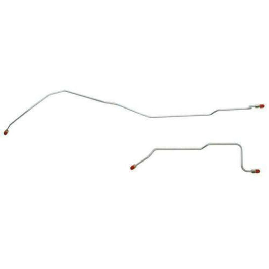 Rear Axle Brake Lines 1966-70 Dodge Coronet with Dana 60 Axle Stainless RRA6601SS - Rear Lines Car Part People