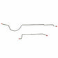 Fits 74 Mopar B-Body, 8 3/4 Rear Axle, 2pc Brake Line Set; Steel-RRA7401OM