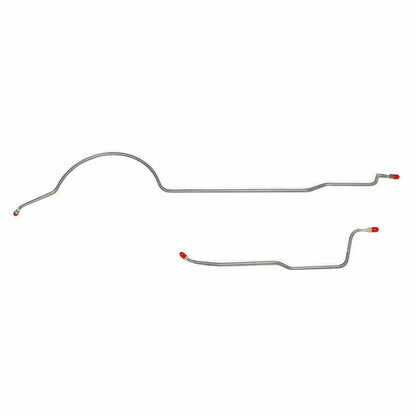 77-79 Mopar B-Body Axle Lines; Stainless; Fine Lines RRA7701SS - Brake Hoses Car Part People