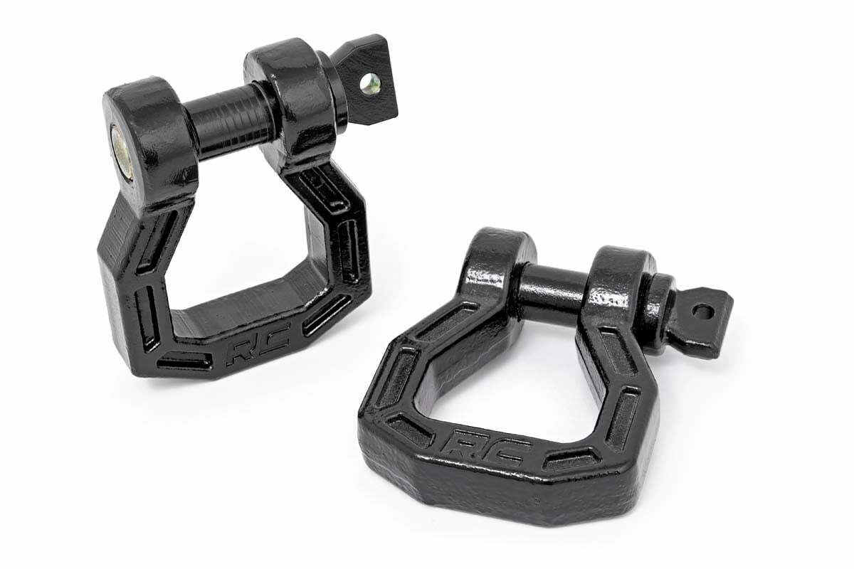 D-Ring; Forged; Pair; Black RS118
