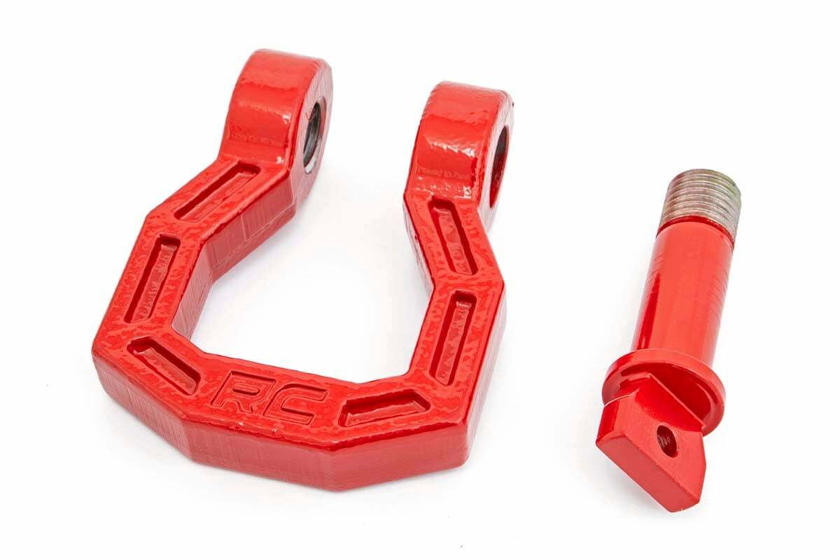 D-Ring; Forged; Pair; Red RS119