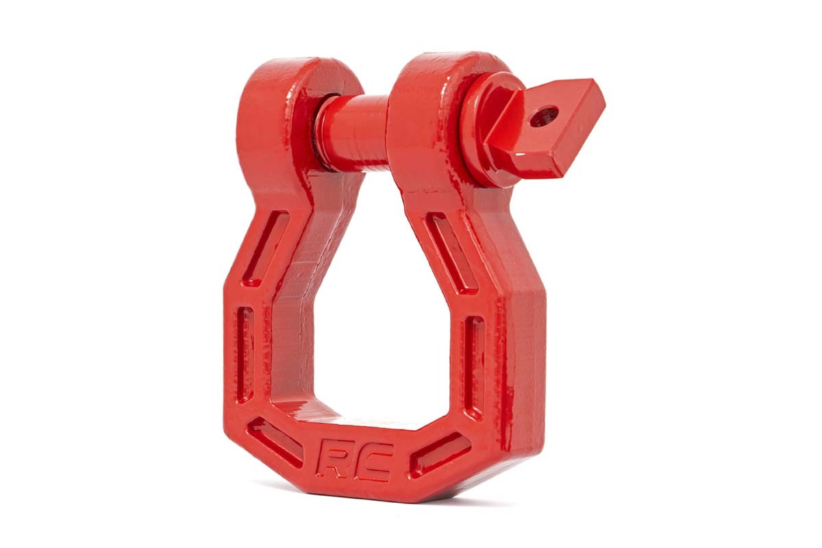 D-Ring; Forged; Pair; Red RS119