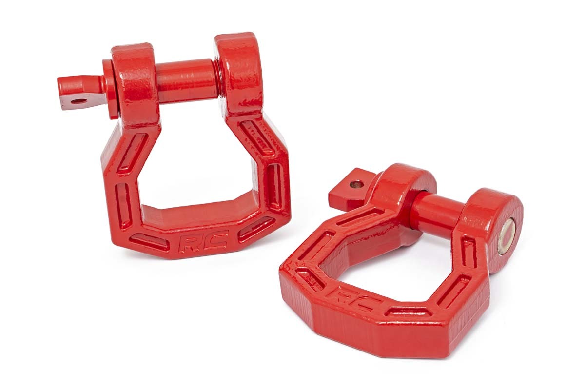 D-Ring; Forged; Pair; Red RS119