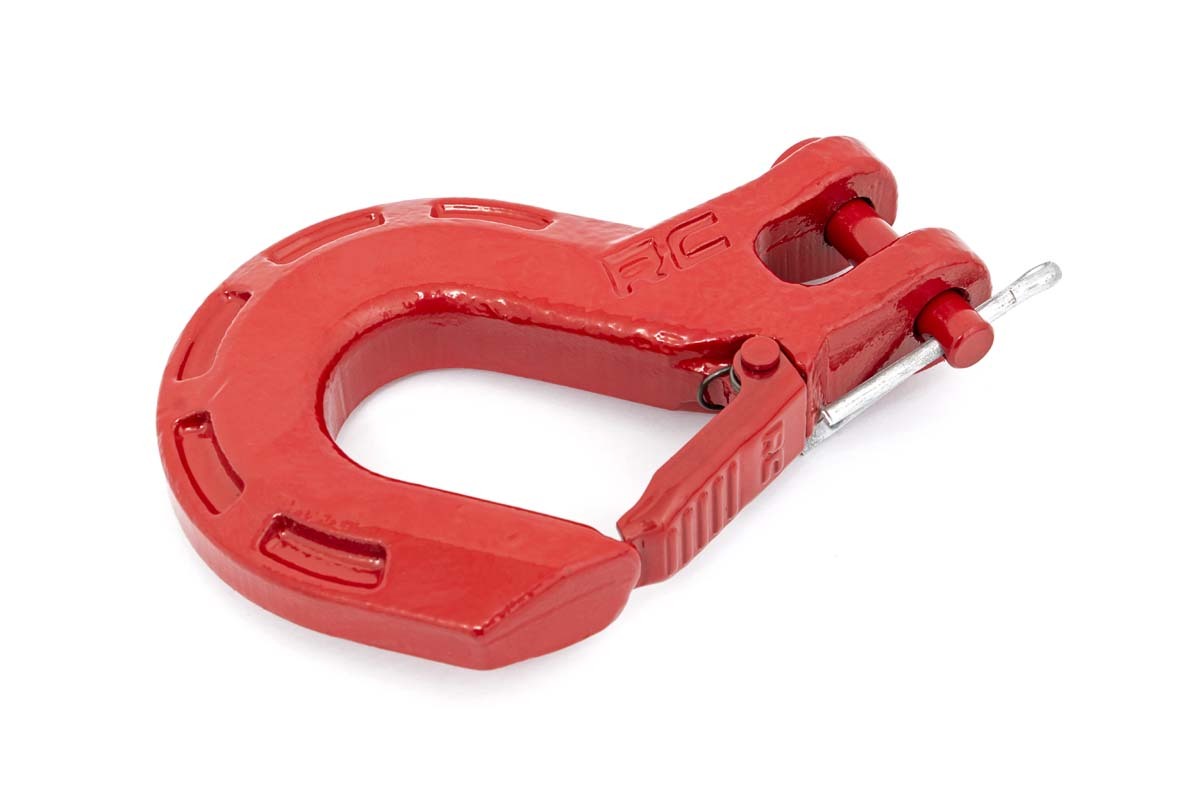 Winch Hook; Forged; Red RS129