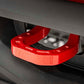 Fits Chevy Silverado 1500 2WD/4WD (2019-2024) Tow Hooks; Forged; Red; RS132