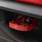 Fits Chevy Silverado 1500 2WD/4WD (2019-2024) Tow Hooks; Forged; Red; RS132