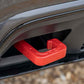 Fits Jeep Grand Cherokee 2WD/4WD (2015-2022) Tow Hooks; Forged; Red; RS133