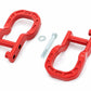 Fits Chevy Silverado 1500 2&4WD (2014-2018 & Classic) Tow Hooks Forged Red RS134