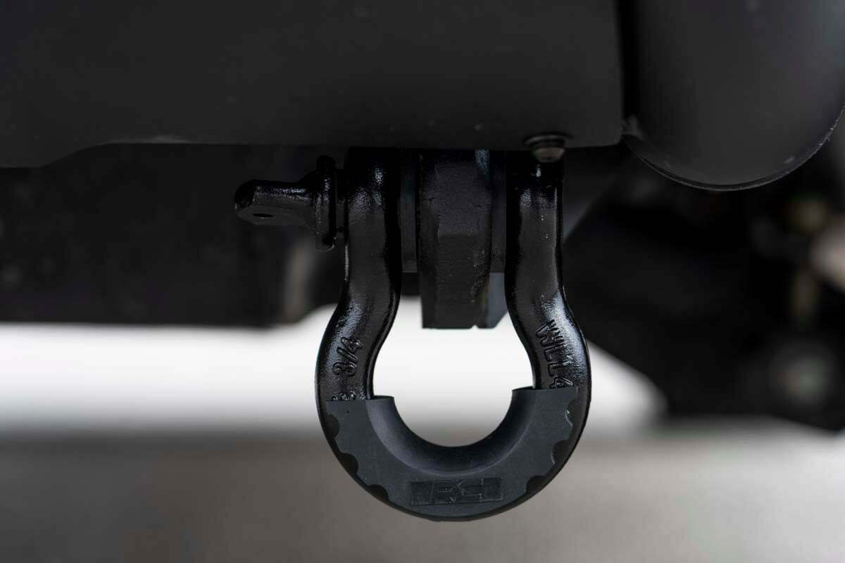 Fits Toyota Tundra 2WD/4WD (2007-2021) Tow Hook Brackets; Bull Bar Support RS146