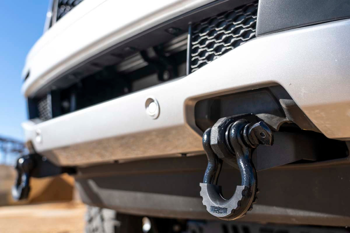 Fits Ford Ranger 2WD/4WD (2019-2023) Tow Hook Brackets; D-Ring Combo; RS152