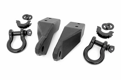 Fits Toyota Tundra 2&4WD (2007-2021) Tow Hook Brackets D-Ring Bull Bar Sup RS154