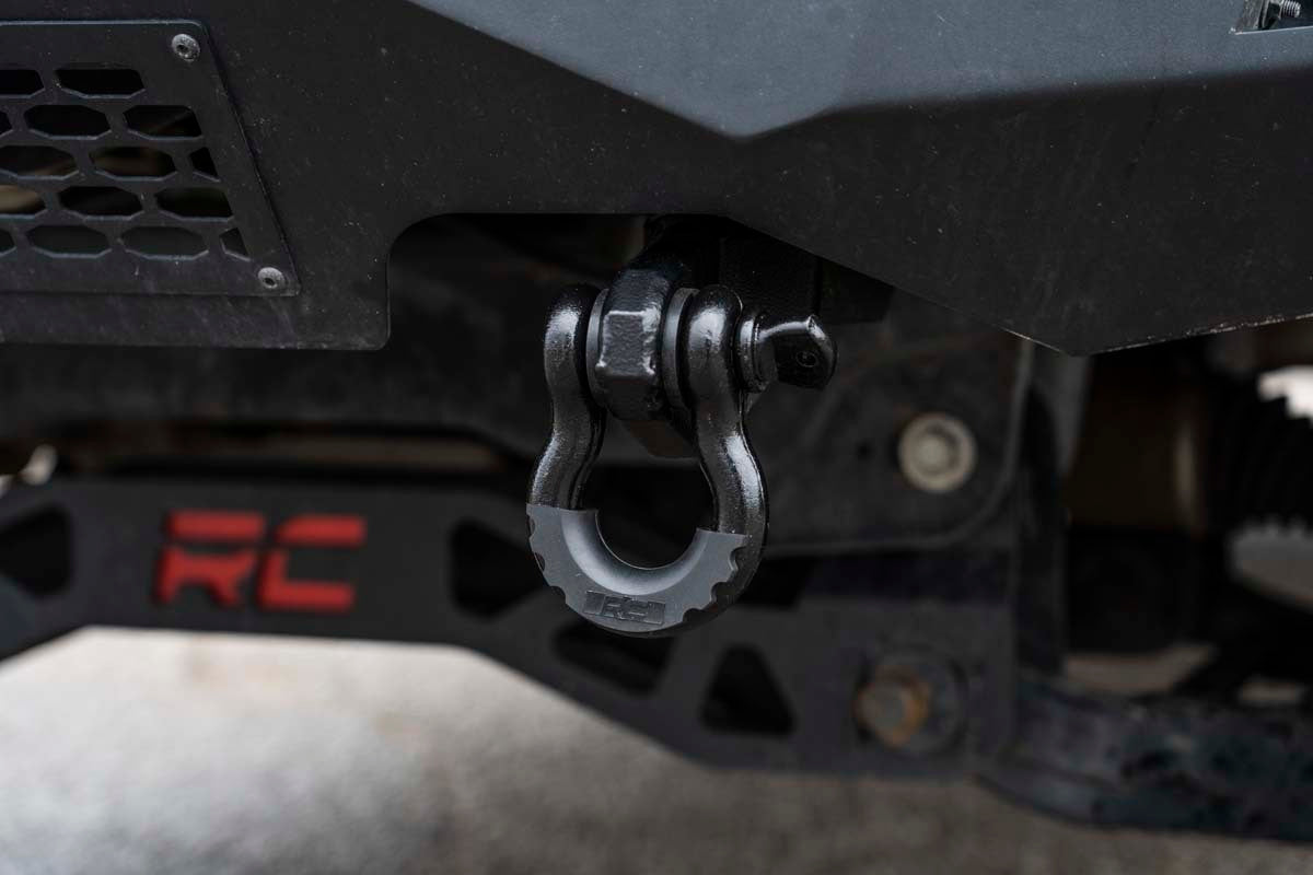 Fits Ford F-150 2WD/4WD (2009-2020) Tow Hook Brackets; D-Ring Combo; RS158