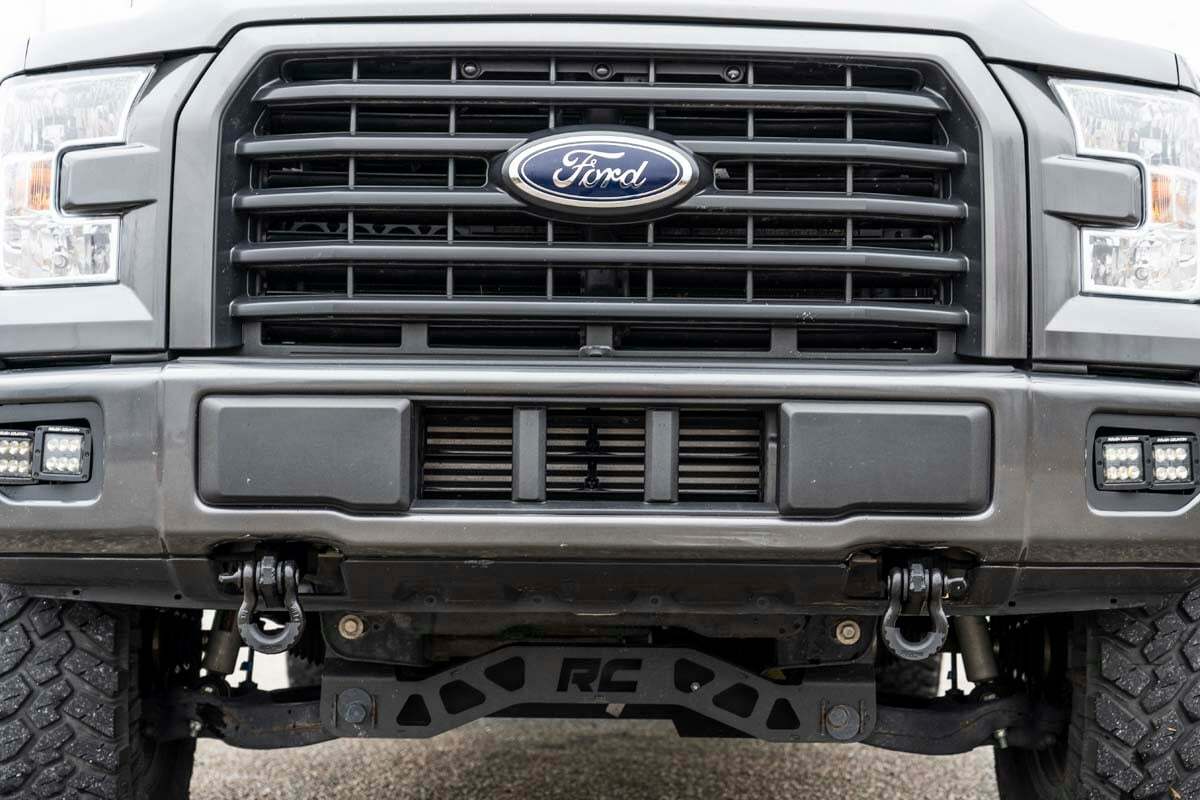 Fits Ford F-150 2WD/4WD (2009-2020) Tow Hook Brackets; D-Ring Combo; RS158