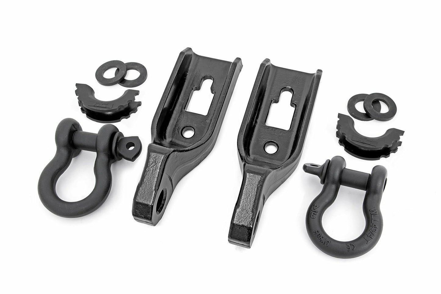Fits Ford F-150 2WD/4WD (2009-2020) Tow Hook Brackets; D-Ring Combo; RS158