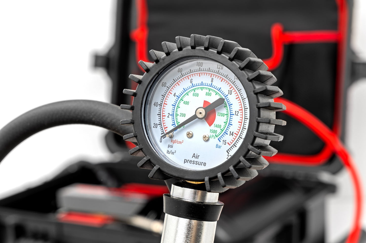 Portable Twin Motor Air Compressor w/Carry Case; 12Volt; 150PSI; 6.16 CFM RS208A